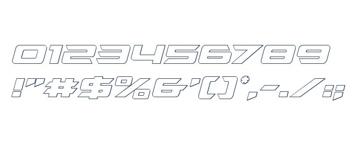 Northstar Outline Italic Other Characters