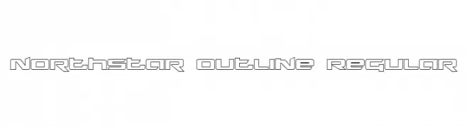 Northstar Outline Regular  Frei Schriftart Herunterladen