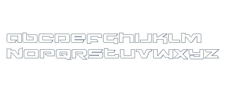 Northstar Outline Lowercase