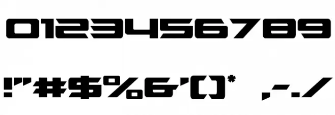 Northstar Regular Font OTHER CHARS