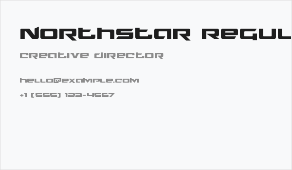 Northstar Regular Business Card