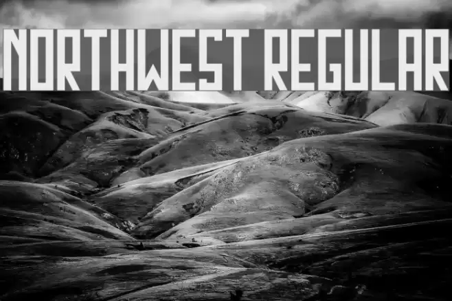 Northwest Regular Font examples