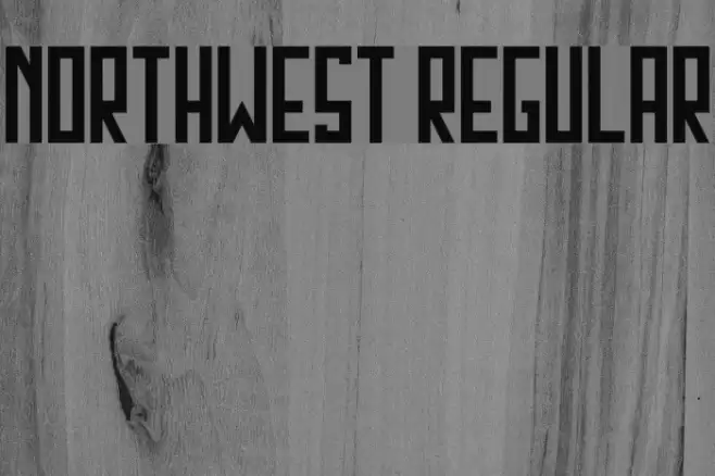 Northwest Regular Font examples
