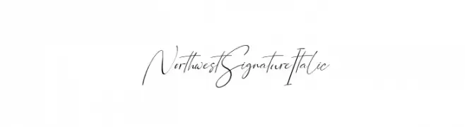Northwest Signature Italic  नि: शुल्क फ़ॉन्ट्स डाउनलोड