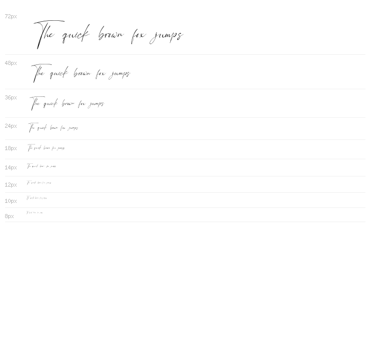 Northwest Signature Italic Waterfall