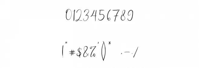 Northwest Signature Font OTHER CHARS