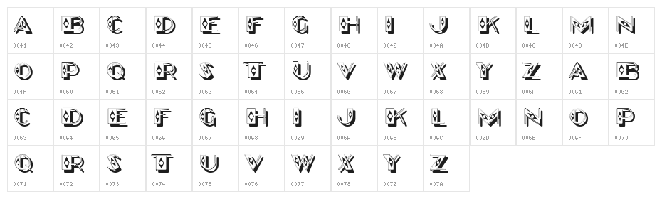 Norton Lite Regular Character Map