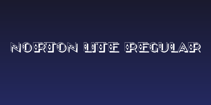 Norton Lite Regular Social Header