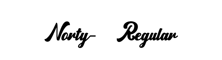Norty-Regular  baixar fontes gratis