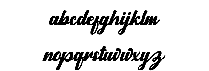 Norty-Regular Font LOWERCASE