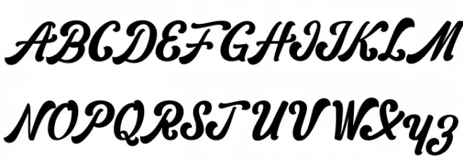 Norty-Regular Schriftart Groß