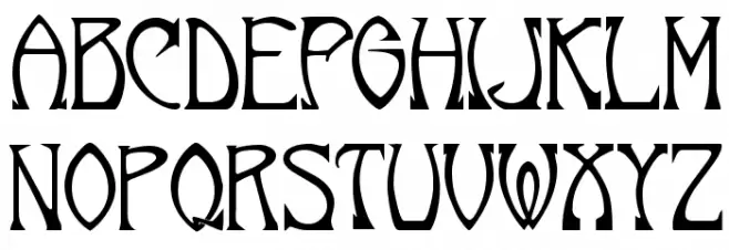 Norumbega Demo Font Litere mari
