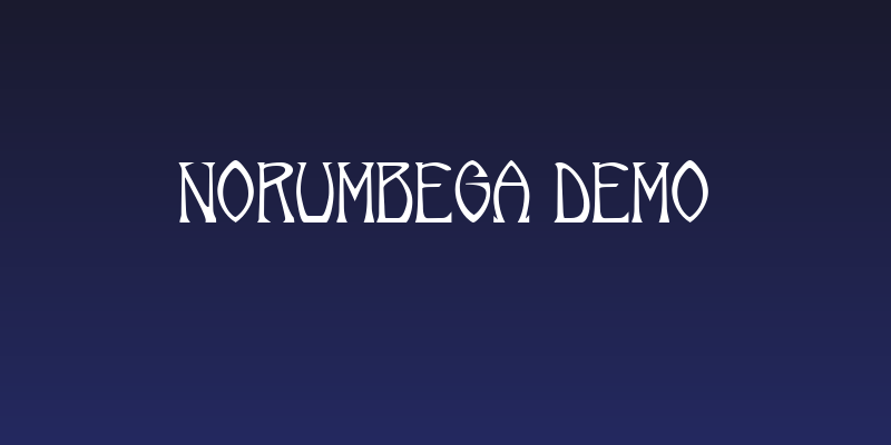 Norumbega Demo Social Header
