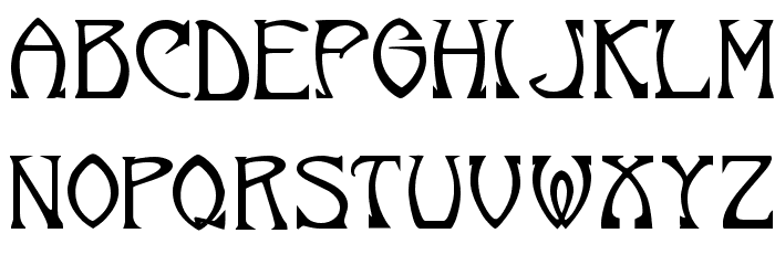 Norumbega Demo Font LOWERCASE