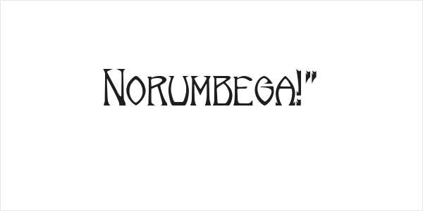 Norumbega!" Logo