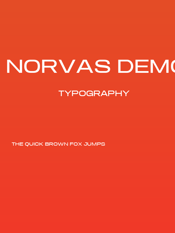 Norvas DEMO Expanded Poster