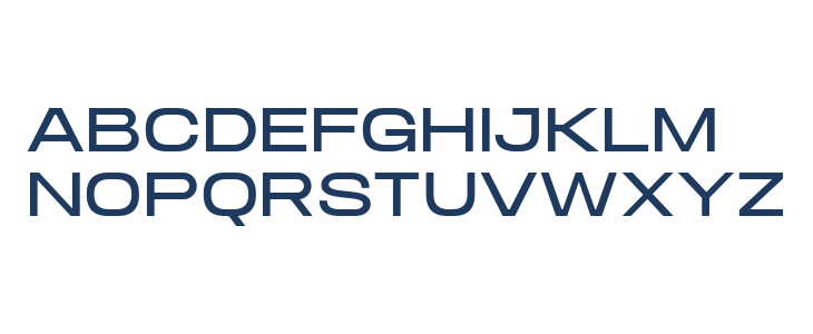 Norvas DEMO Expanded Lowercase