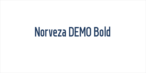 Norveza DEMO Bold Logo