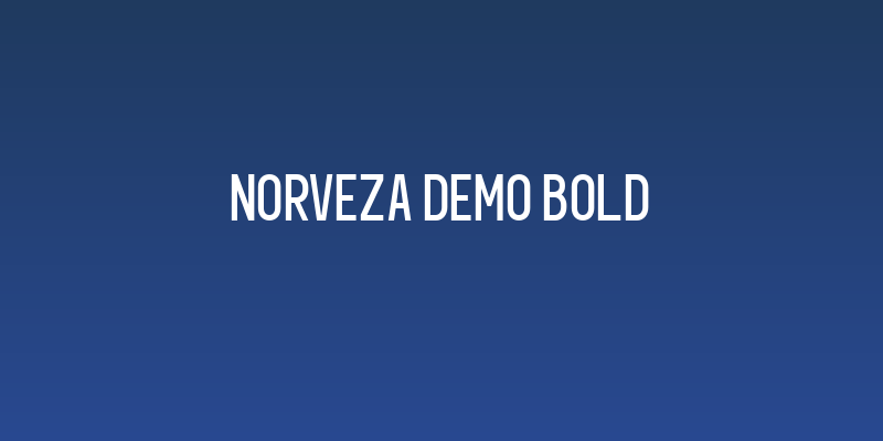 Norveza DEMO Bold Social Header