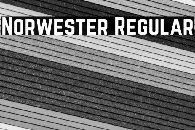 Norwester Regular Font examples