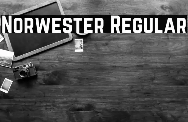 Norwester Regular Font examples