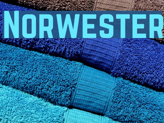 Norwester Font examples