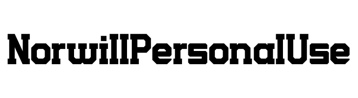 Norwill Personal Use  Free Fonts Download