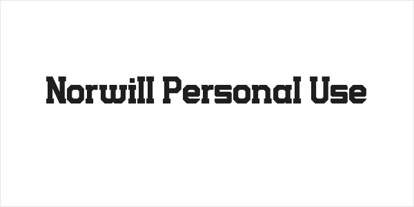 Norwill Personal Use Logo