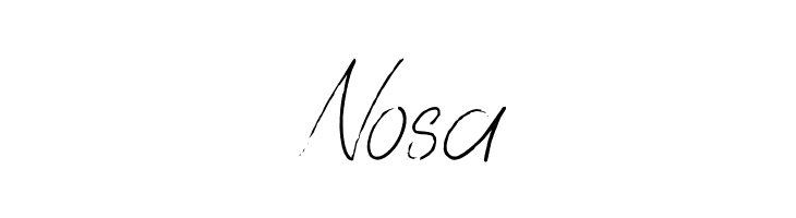 Nosa  免费字体下载