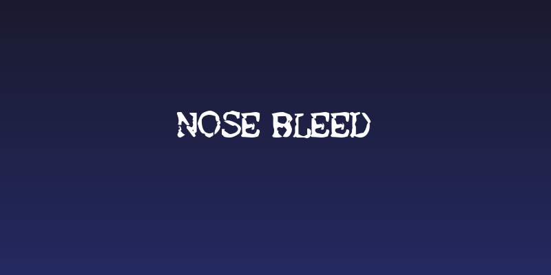 Nose Bleed Social Header