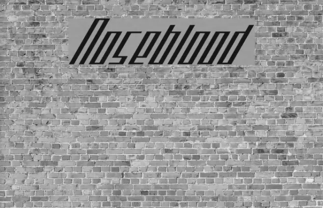 Noseblood Font examples