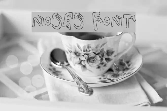 Noses Font examples
