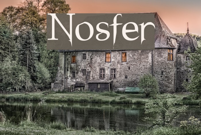 Nosfer لخطوط تنزيل examples