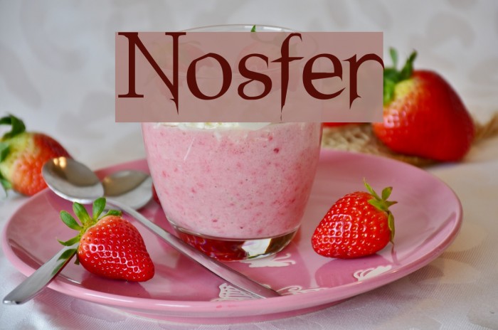 Nosfer لخطوط تنزيل examples