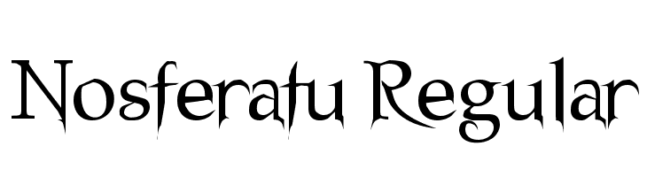 Nosferatu Regular Font