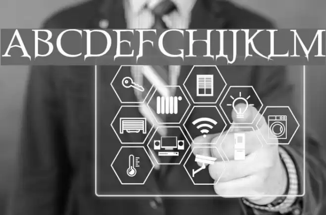 Nosferatu Regular Font examples