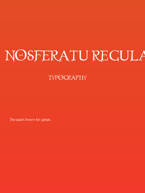 Nosferatu Regular Poster