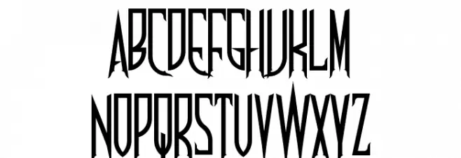 Nosferotica Schriftart Groß