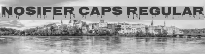 Nosifer Caps Regular Font examples