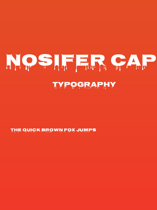 Nosifer Caps Regular Poster