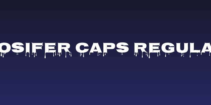Nosifer Caps Regular Social Header