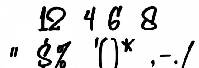 Nossible Шрифта ДРУГИЕ символов