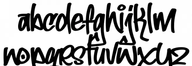 Nossible Шрифта строчной