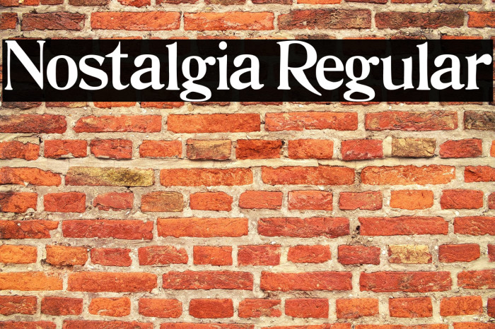 Nostalgia Regular Example 2