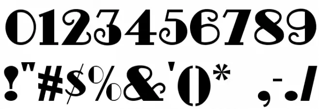 Nostalgia Font OTHER CHARS