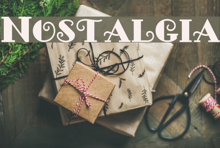 Nostalgia Font examples