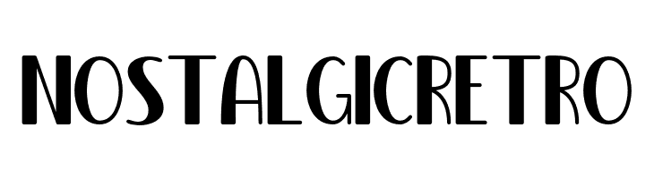 Nostalgic Retro  Fuentes Gratis Descargar