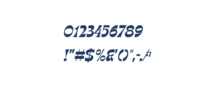 Nostalgic Serenade Italic Other Characters