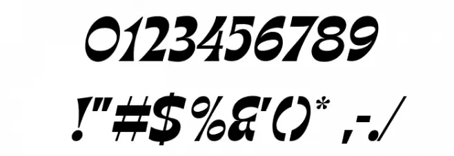 Nostalgic Serenade Italic Polices AUTRES CHARS