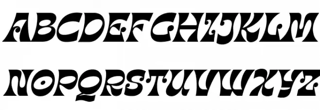 Nostalgic Serenade Italic Polices MAJUSCULES